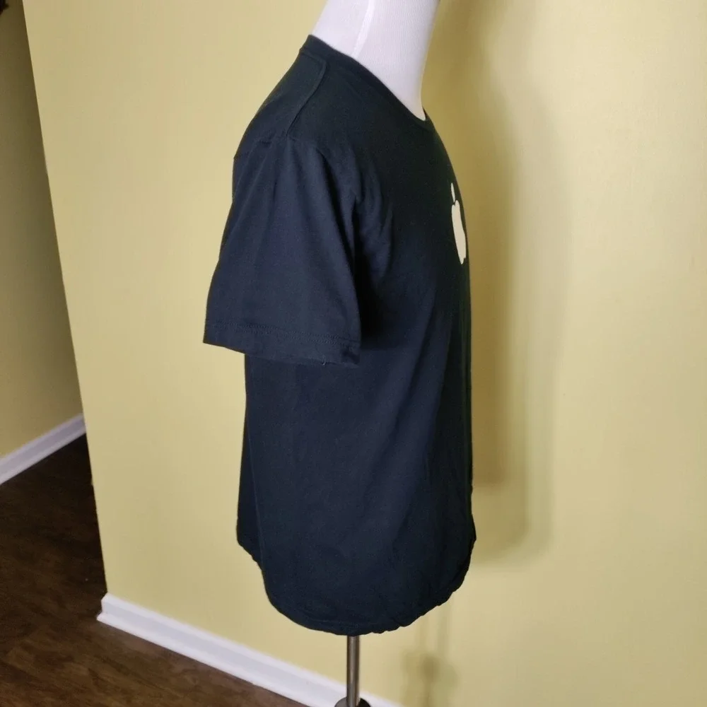 Apple Macintosh‎ Logo T Shirt G5 Unisex Large Black Made in USA